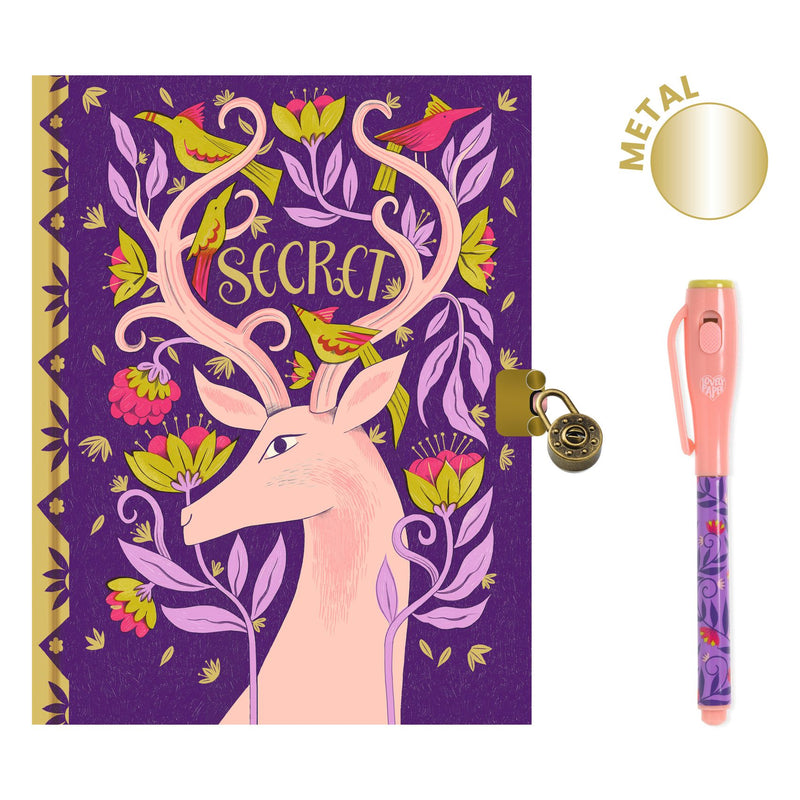 Djeco Secret Diary with Magic Pen - Melissa