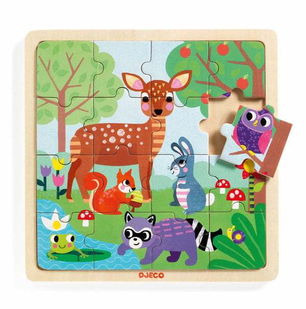 Djeco Wooden Puzzle - Forest