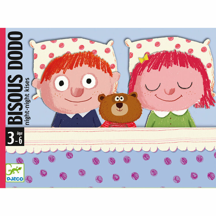 Djeco Bisous Dodo Night-Night Kisses Bedtime Card Game
