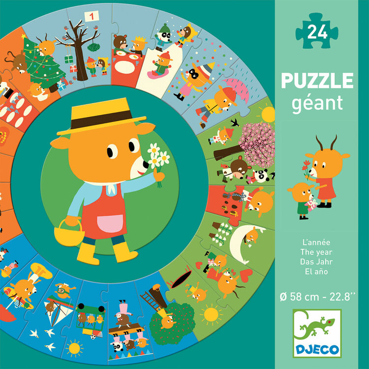 Djeco Giant Jigsaw Puzzle - The Year