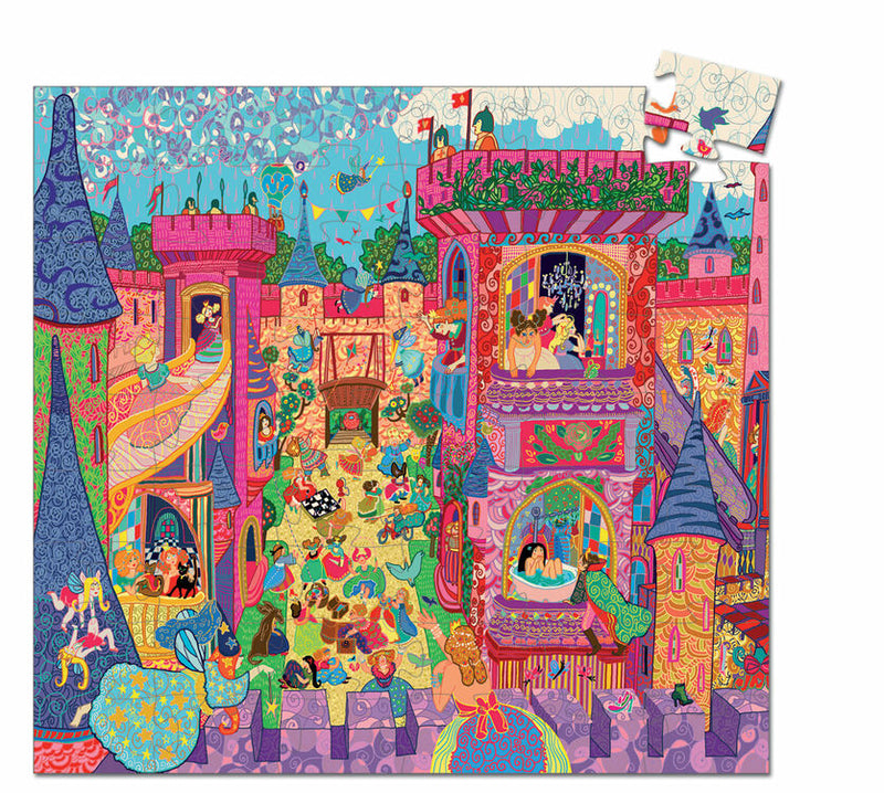 Djeco Silhouette Fairy Castle 54 Piece Jigsaw Puzzle