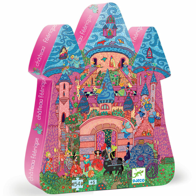 Djeco Silhouette Fairy Castle 54 Piece Jigsaw Puzzle