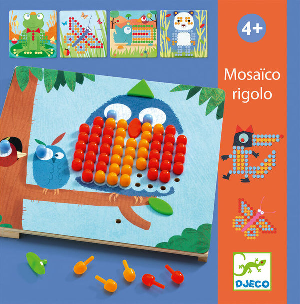 Djeco Educational Game - Mosaico Rigolo