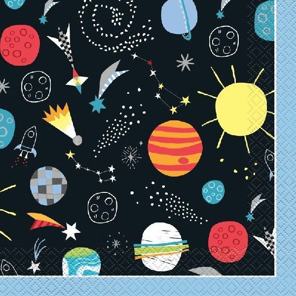 Outer Space Paper Napkins