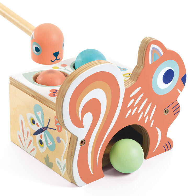 Djeco BabyNut Wooden Tap Tap Game