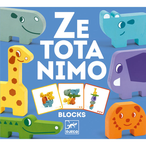 Djeco Ze Totanimo Wooden Stacking Game