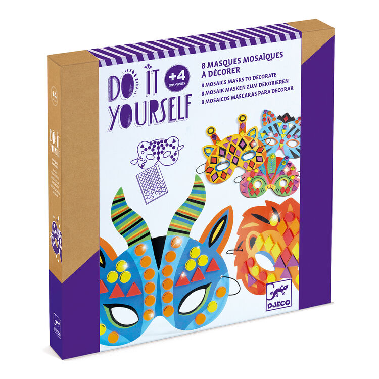 Djeco Do It Yourself Kit - Animal Jungle Masks