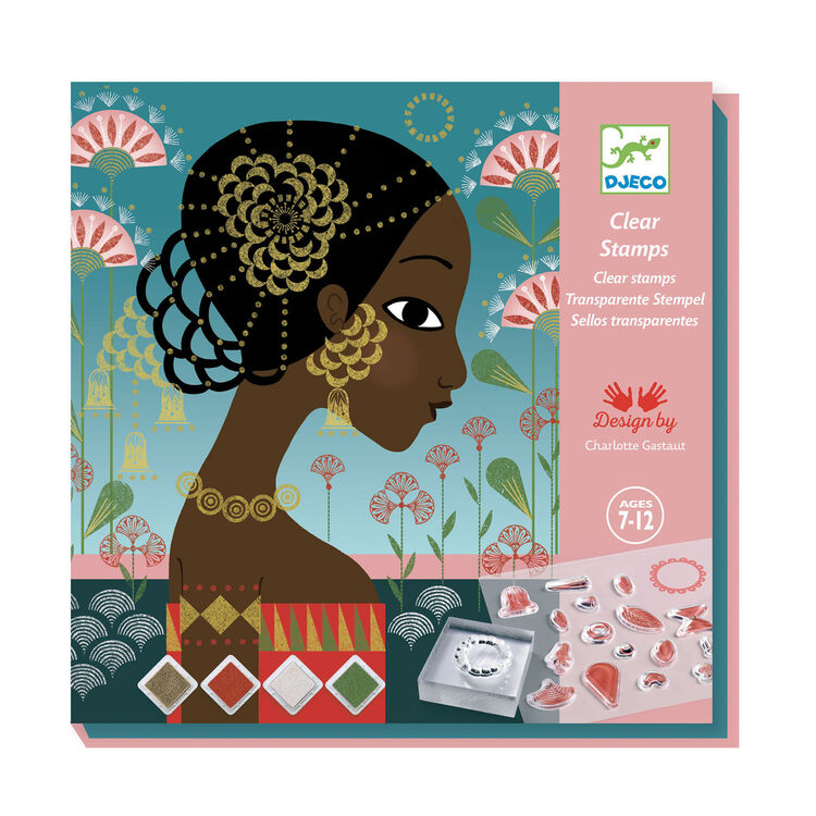 Djeco Stamp Set - Patterns & Decorations