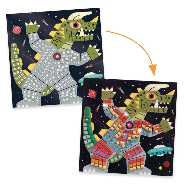 Djeco Mosaic Set - Space Battle
