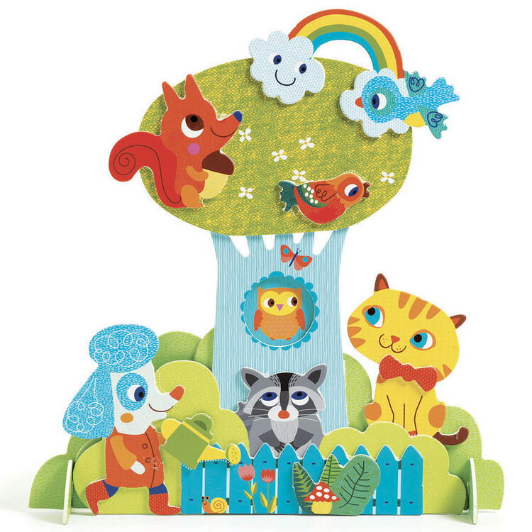 Djeco Collage for Little Ones – Garden Pals