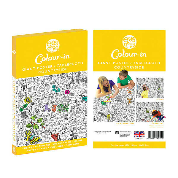 Eggnogg Colour In Giant Poster / Tablecloth - Countryside
