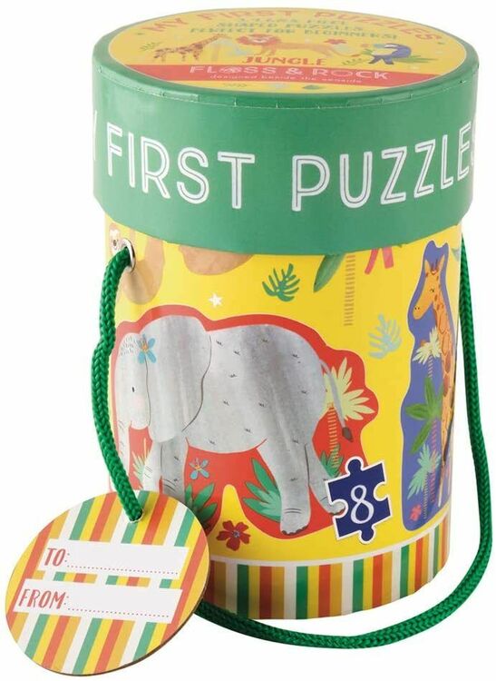 Floss & Rock Jungle My First Puzzles - 3, 4, 6 & 8 Pieces