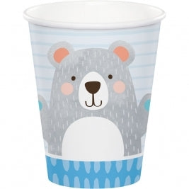 Birthday Bear Paper Party Cups pk8