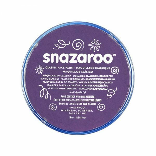 Snazaroo Classic Face Paint - Purple (18ml)