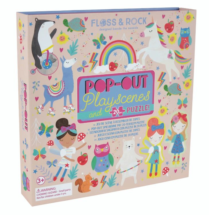 Floss & Rock Pop Out Play Scene - Rainbow Fairy