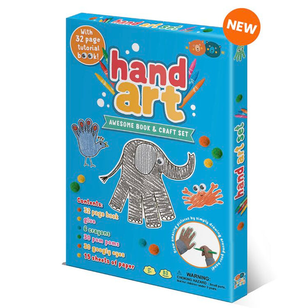 Buddy & Barney Animal Book & Hand Art Craft Set