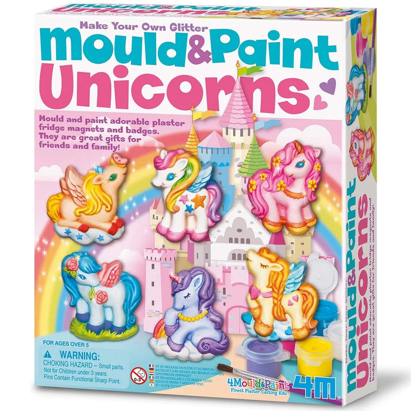 4M Mould & Paint Kit Glitter Unicorns