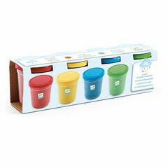 Djeco 4 Pots of Play Dough - Classic