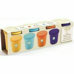 Djeco Play Dough In Nature Colours - 4 Pots