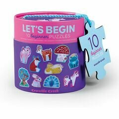 Crocodile Creek 10 Beginner Puzzles - Let's Begin Unicorn
