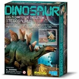 4M Kidz Labs Stegosaurus Skeleton Excavation Kit