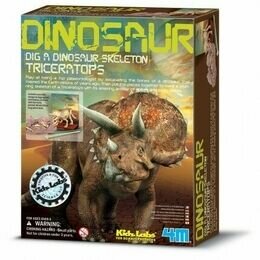 4M Kidz Labs Triceratops Skeleton Excavation Kit