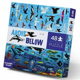Crocodile Creek Above & Below 48 Piece Puzzle - Sea and Sky